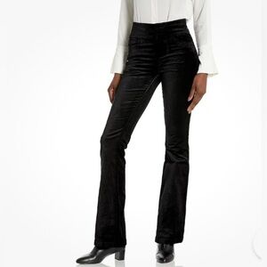 Ralph Lauren Black velvet Flare Women's Pants